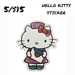 Hello Kitty Sticker Love Letter 💌 Delivery Mail Self-Adhesive Laptop Luggage